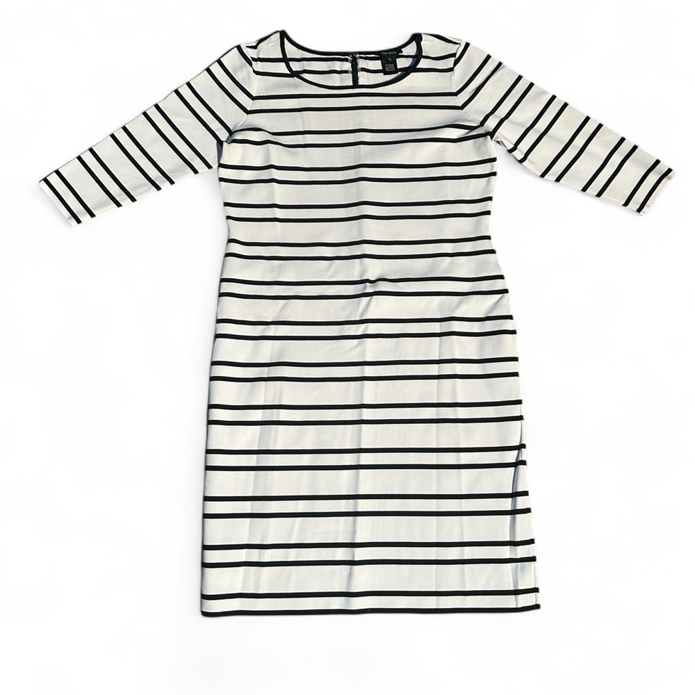 Pink Tartan Black & White power stretch Dress L